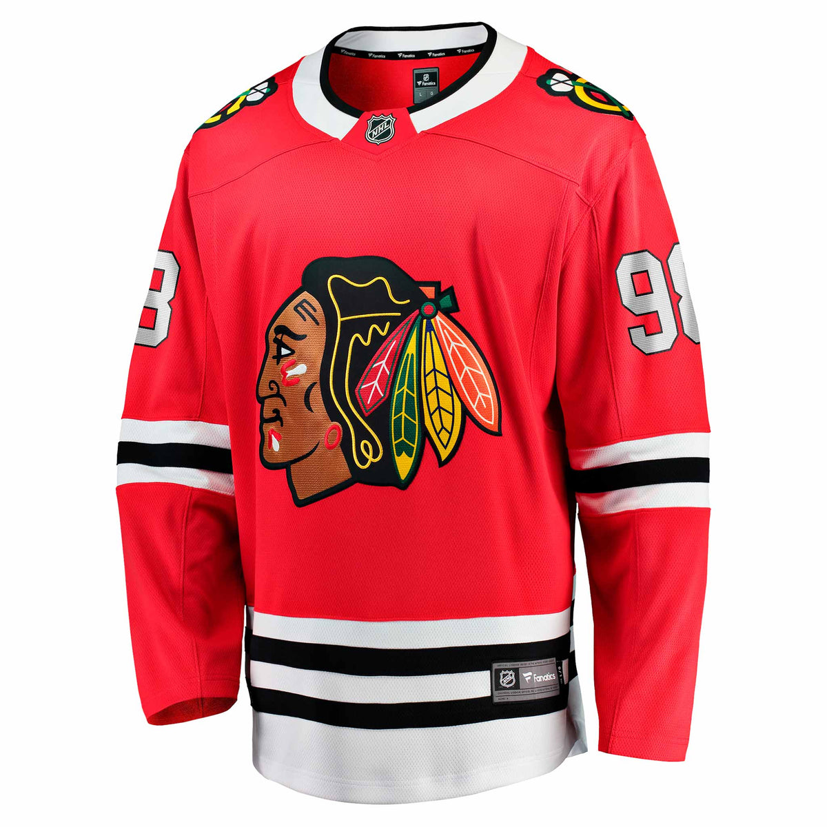 Chicago Blackhawks Connor Bedard Hockey Jersey Red size 52