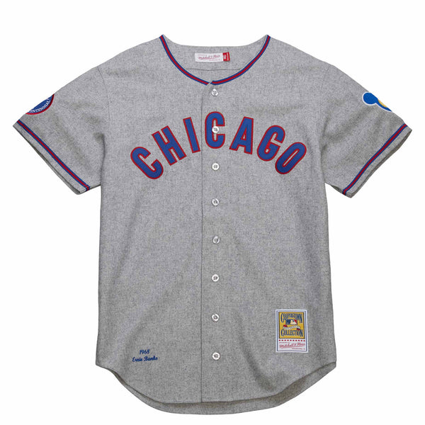 Chicago Cubs Ernie Banks 1968 Mitchell & Ness Authentic Road Jersey