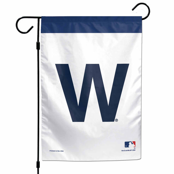 Chicago Cubs 12" x 18" W Garden Flag