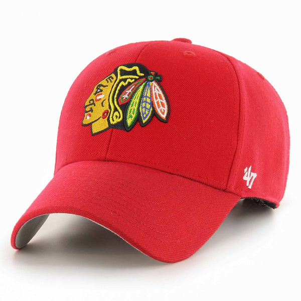 Chicago Blackhawks Red Primary MVP Adjustable Cap