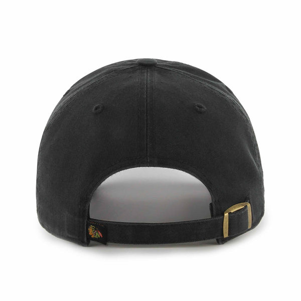 Chicago Blackhawks Black Indian Feathers Clean Up Adjustable Cap