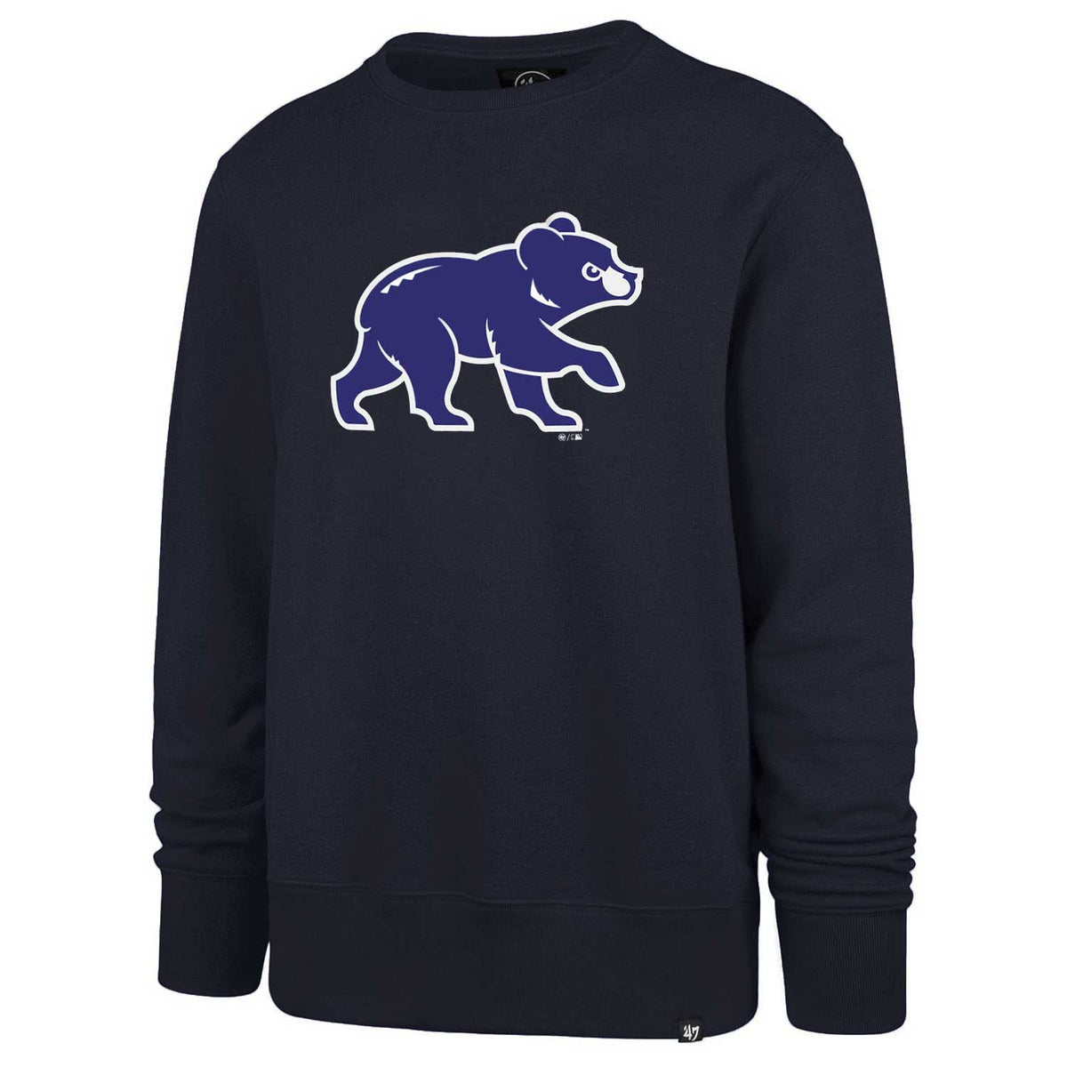 Chicago Cubs Spring Training Bear Navy Headline Crewneck