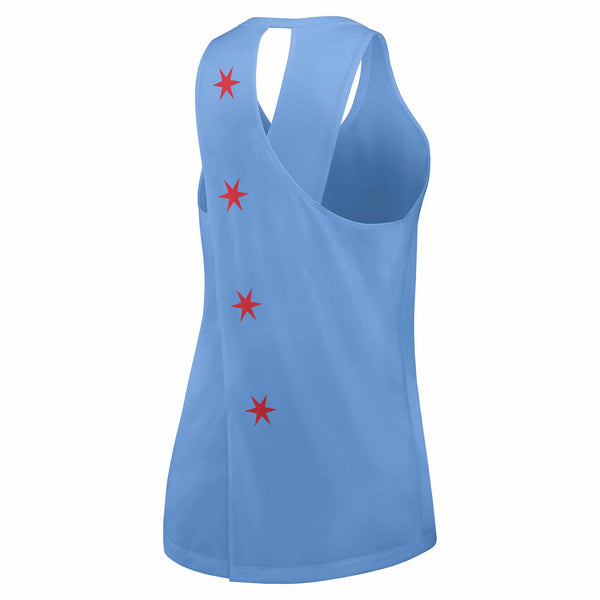 Chicago Cubs Nike Women's City Connect Criss Cross Tank