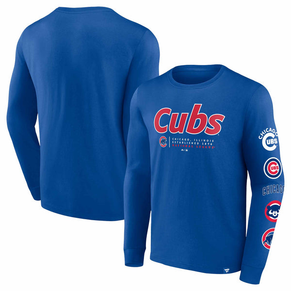Chicago Cubs Strike The Gold BiBlend Long Sleeve T