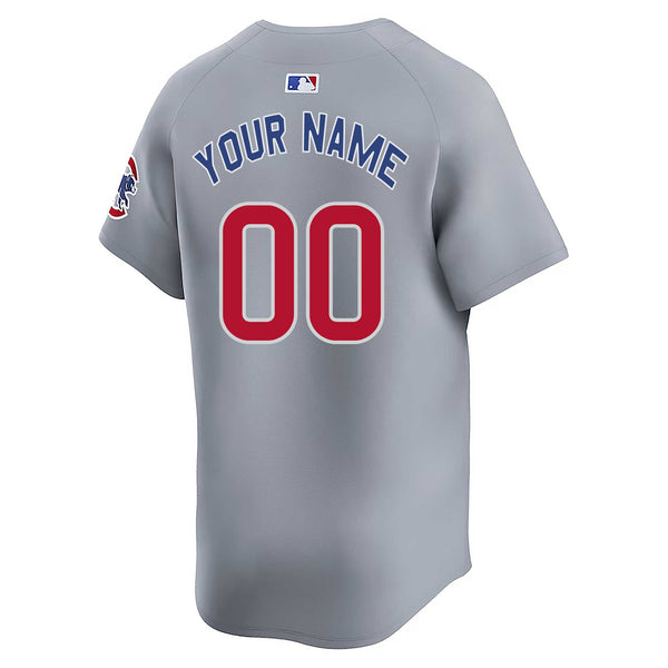 Chicago Cubs Customized Road Nike Vapor Limited Replica Jersey W/ Authentic Lettering
