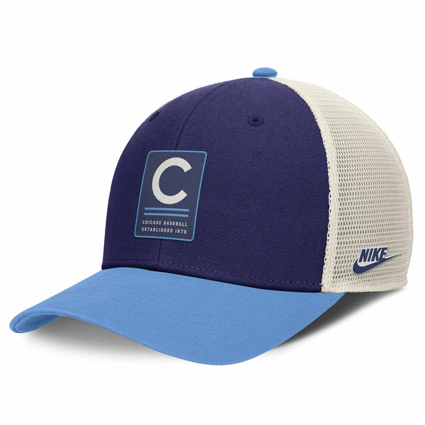 Chicago Cubs Nike Dri-Fit Rise Trucker Cap