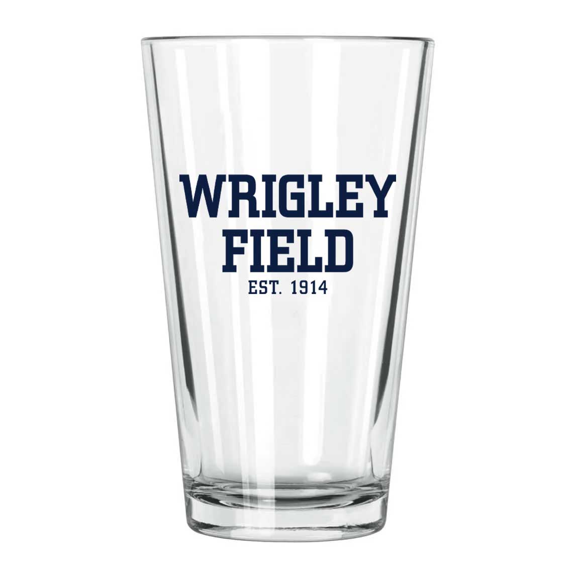 Wrigley Field Established 1914 Pint Glass Wrigleyville Sports