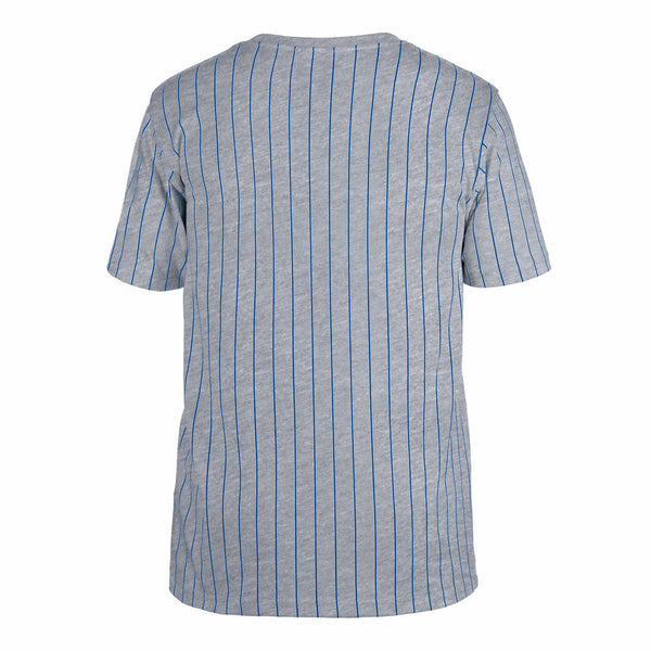 Chicago Cubs Grey Pintsripe T Shirt
