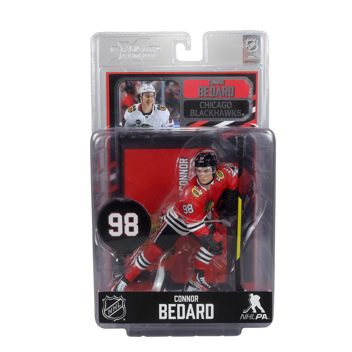 Chicago Blackhawks Connor Bedard 2024 McFarlane Figurine