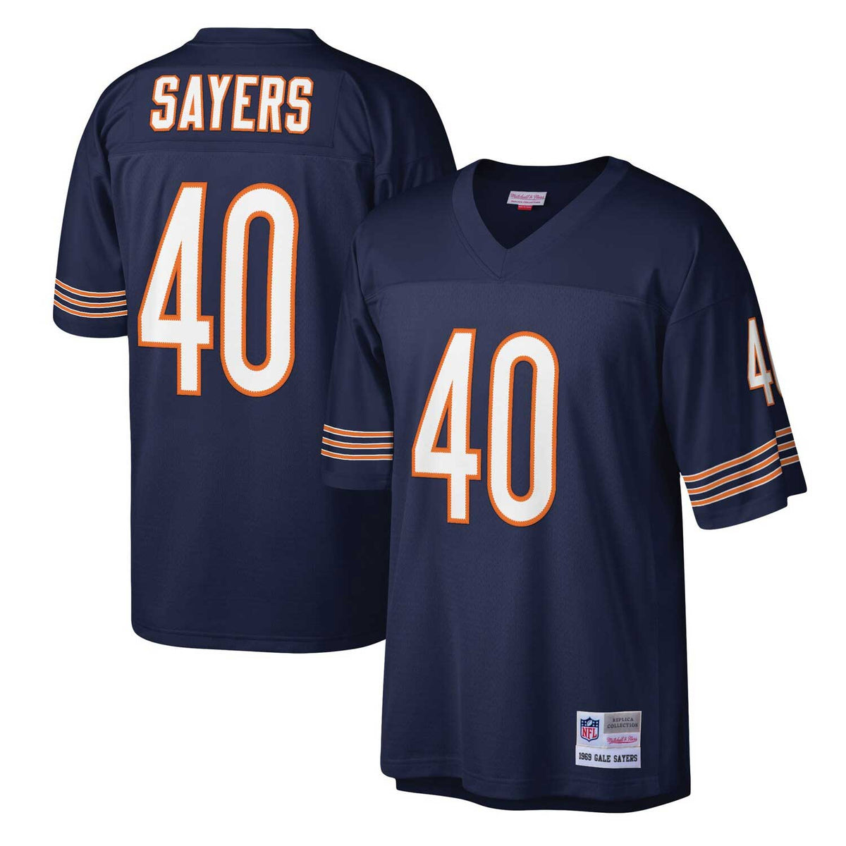MITCHELL & NESS シカゴベアーズ SAYERS シャツ 3XL Chicago Bears 1969 Gale Sayers Mitchell & Ness Replica Home Jersey