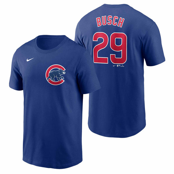 Chicago Cubs Michael Busch Name and Number T