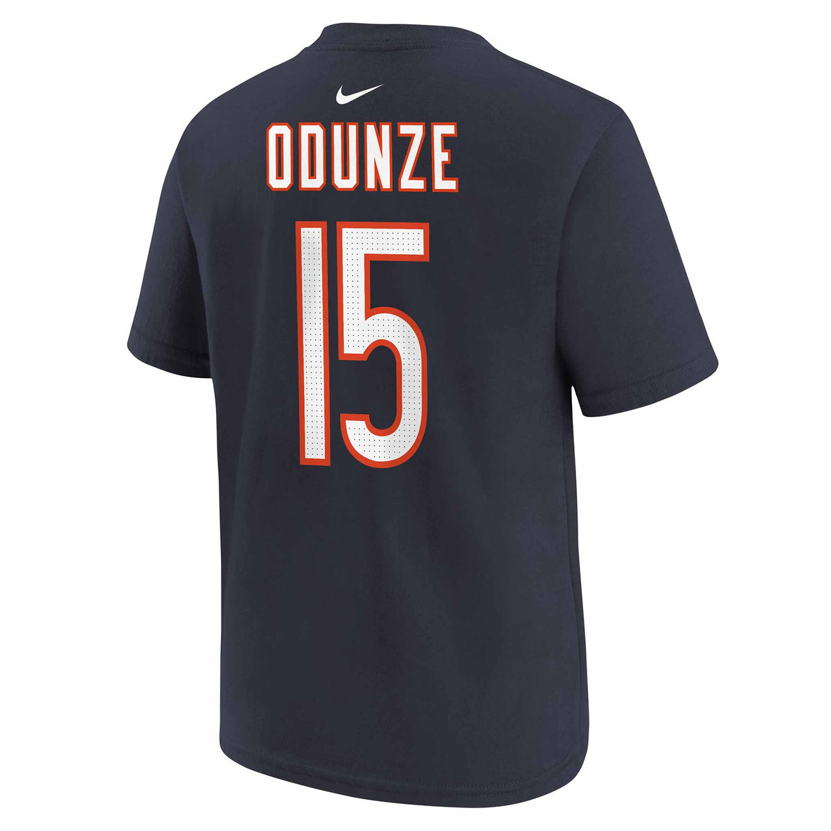 Chicago Bears Youth Rome Odunze Nike Fuse Name & Number T-Shirt