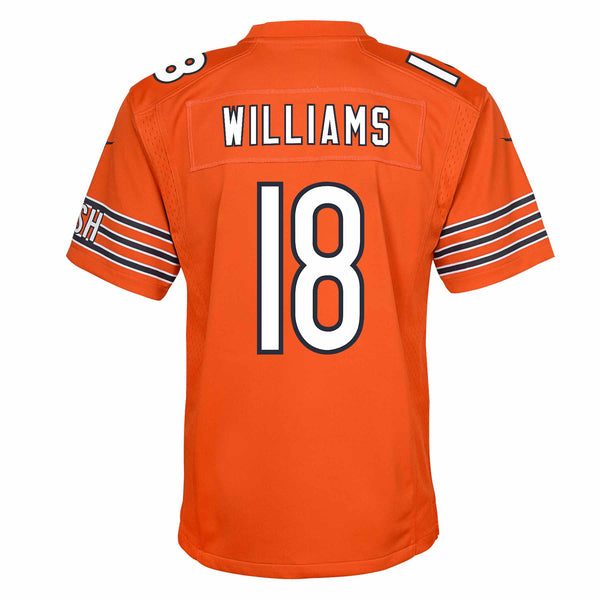 Chicago Bears Caleb Williams Youth Nike Game Alternate Orange Replica Jersey