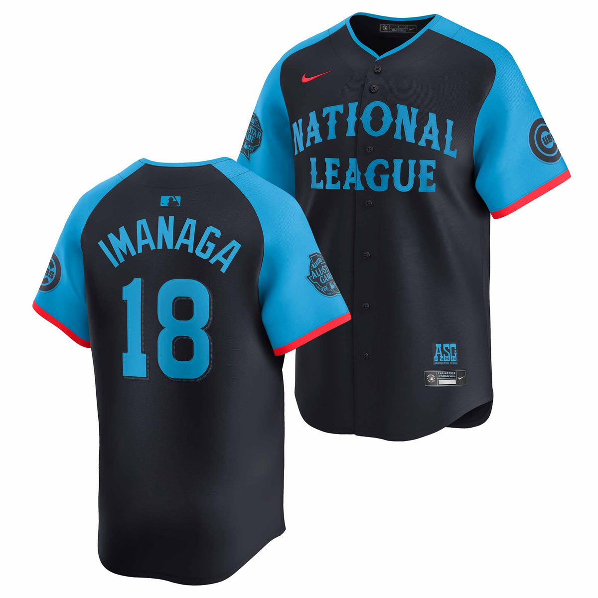 Cubs ユニフォーム IMANAGA 18 Nike 新品タグ付き Shota Imanaga Chicago Cubs Mens LIGHT BLUE Alt Limited Baseball
