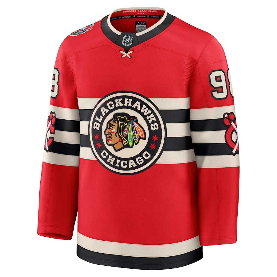 Chicago Blackhawks 2025 Connor Bedard Winter Classic Premium Jersey Wrigleyville Sports
