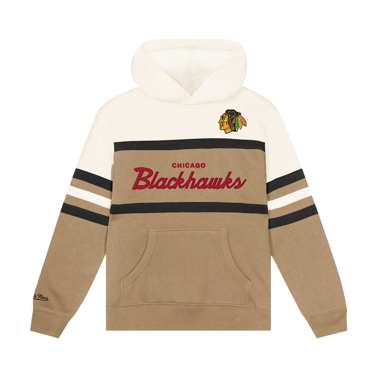 Sweat à capuche noir avec logo principal des Blackhawks de Sweat à capuche noir avec logo principal des Blackhawks de