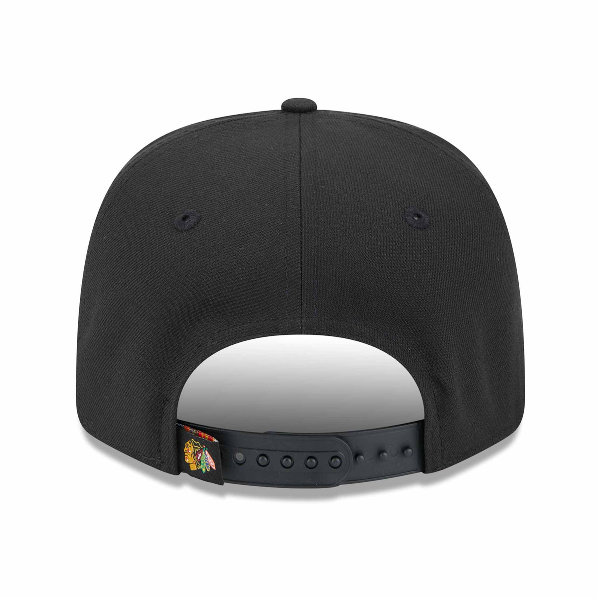 Chicago Blackhawks New Era 9SEVENTY Stretch Snap Black Indian Head