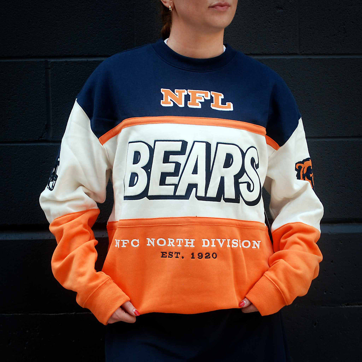 その他 Bears Chicago Bears 47 Brand Sandstone Breeze By Maximalist Crewneck