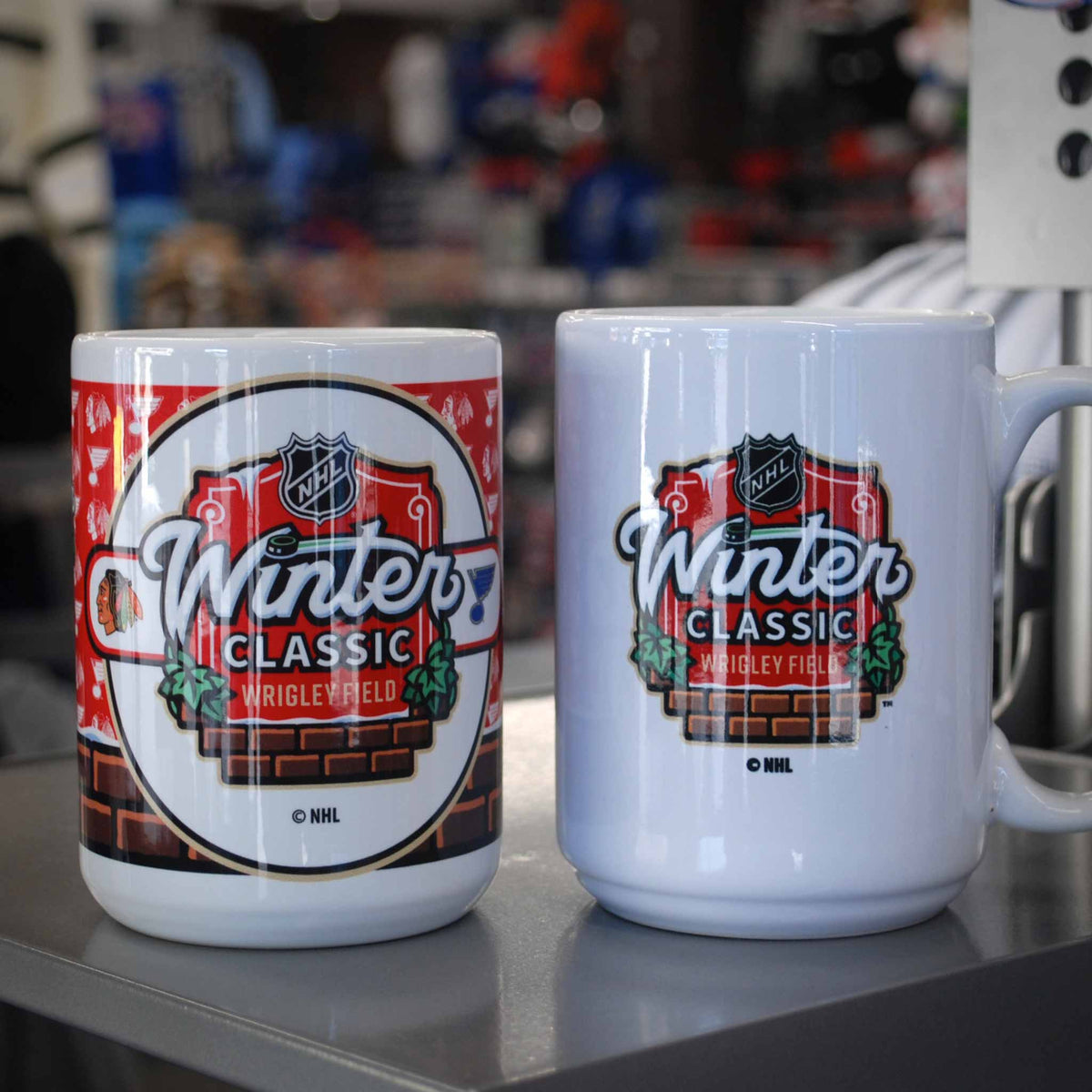 blackhawks coffee cup Winter Classic Chicago Blackhawks 15 OZ Sublimated Coffee Mug –  Wrigleyville Sports