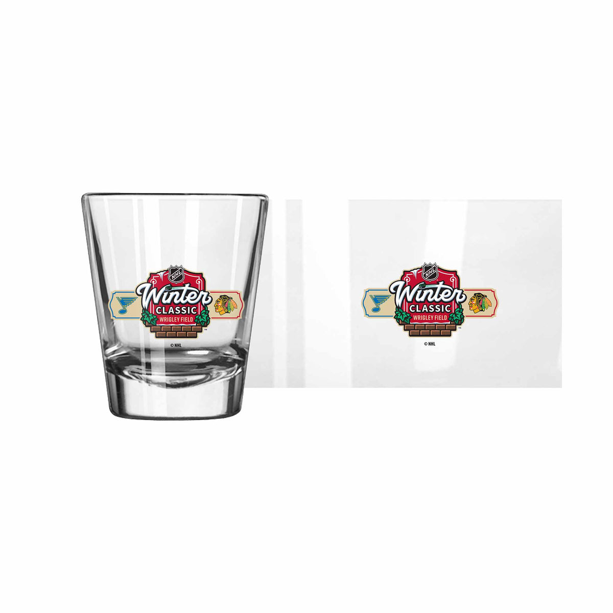 Winter Classic Chicago Blackhawks vs. St. Louis Blues 2 OZ Shot