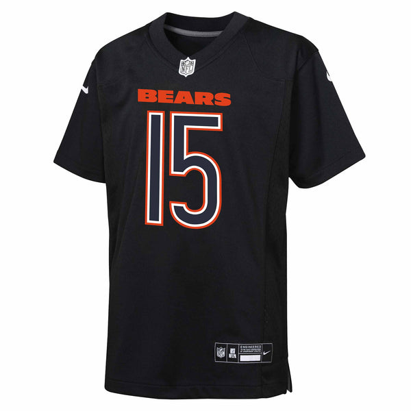 Chicago Bears Nike Rome Odunze Youth Carbon Black Jersey