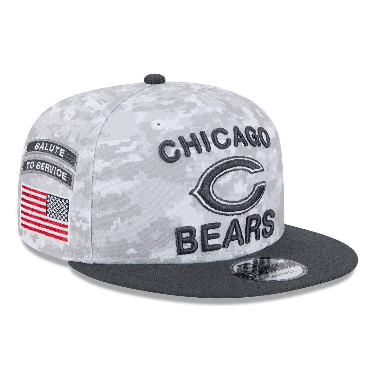 Camo Chicago Bears White Hat New Era Chicago Bears Digi Camo