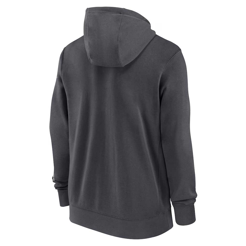 Chicago Bears Nike Grey Primetime Club Zip UP Hooded Sweatshirt