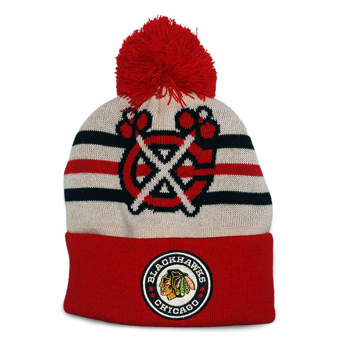 Chicago Blackhawks Mitchell & Ness 2024 Winter Classic Stripes