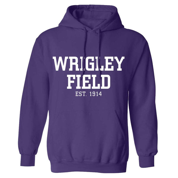 Wrigley Field Est. 1914 Northwestern Purple Core Hooded Sweatshirt