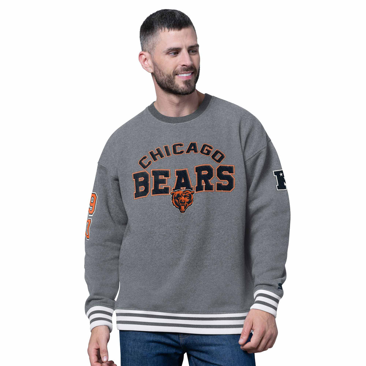 Chicago Bears Starter Huddle Crewneck Sweatshirt – Wrigleyville Sports