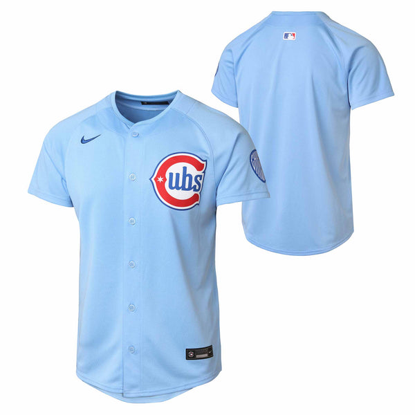 Chicago Cubs Youth Blues Alternate 2 Nike Vapor Limited Jersey