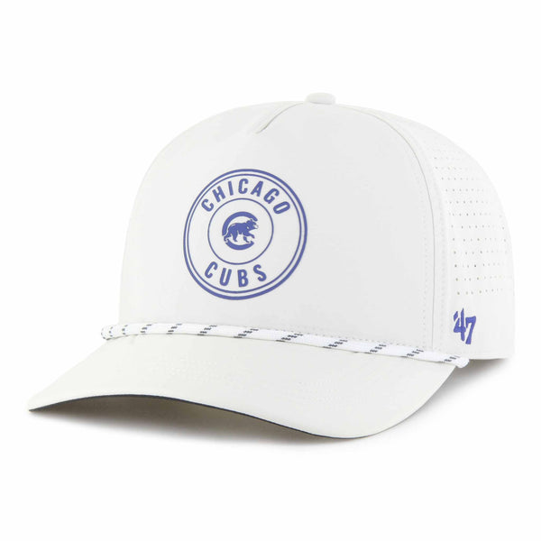 Chicago Cubs 47 Brand White Loop Hitch Adjustable Cap
