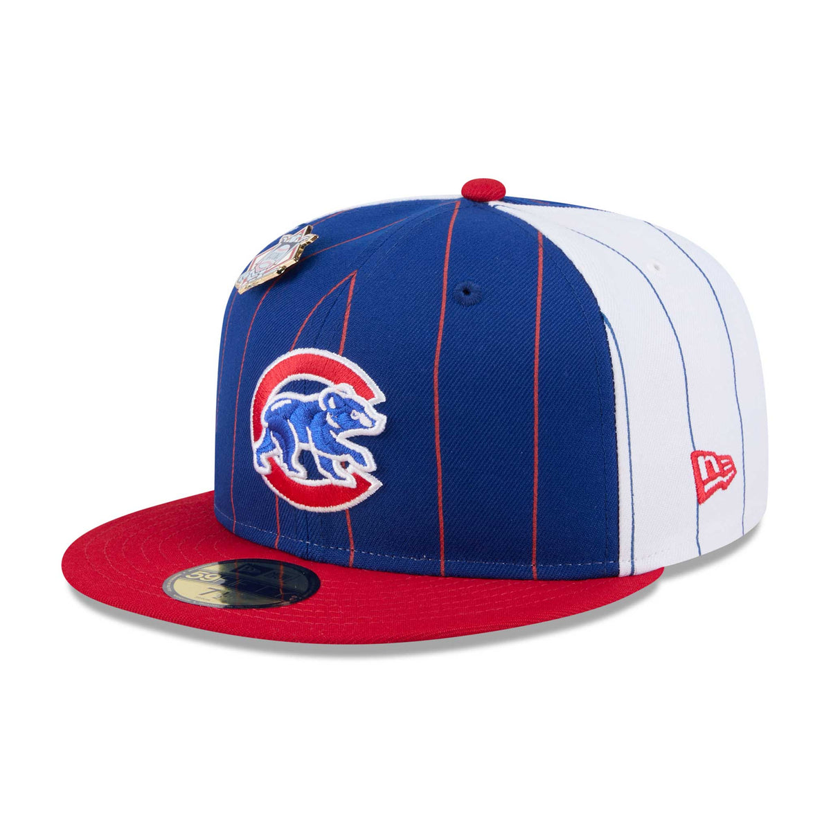 む*ぅ様 NEW ERA 59FIFTY Chicago Cubs キャップ Chicago Cubs New Era 59FIFTY Two Color Pinstripe Fitted Cap