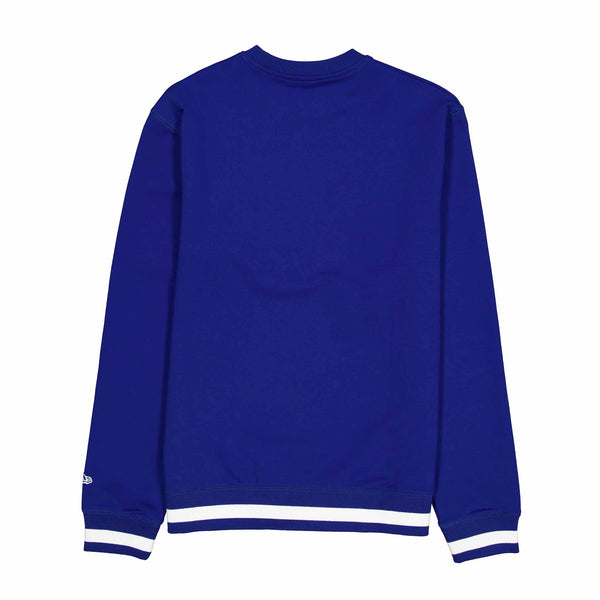 Chicago Cubs New Era Royal Block Stitched Crewneck Sweatshirt