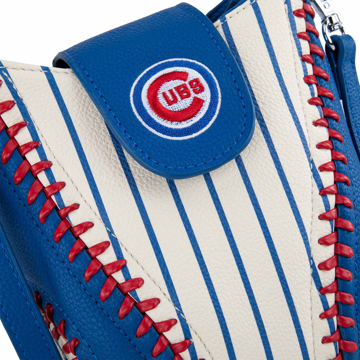 Chicago Cubs Montana West Pinstripe Baseball Stitch Crossbody