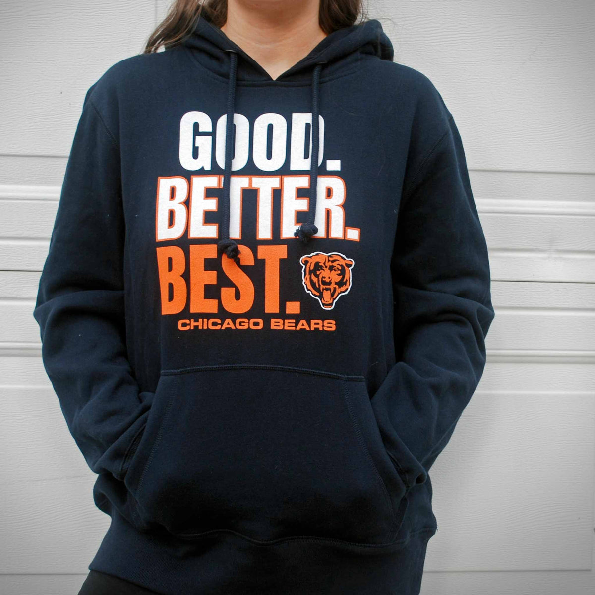 Chicago Bears 47 Brand Good-Better-Best Regional Headline Hooded