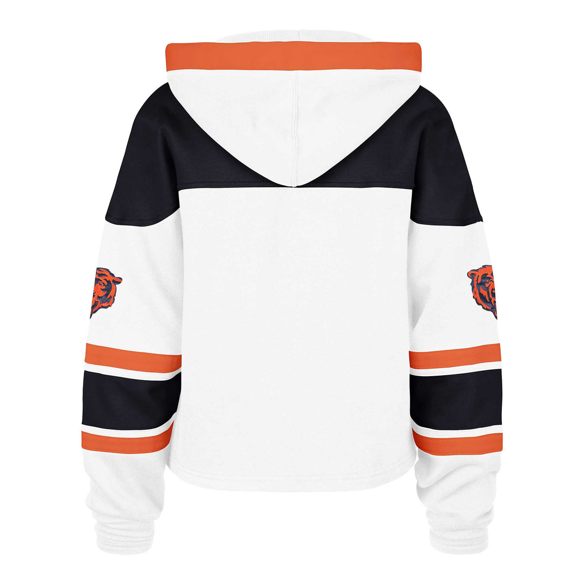 Chicago Bears 47 Brand Women's White Wash Cut Through Cropped