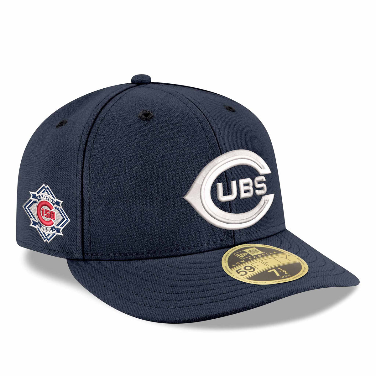 Chicago Cubs New Era Navy 1925 150 Year Anniversary Low Profile