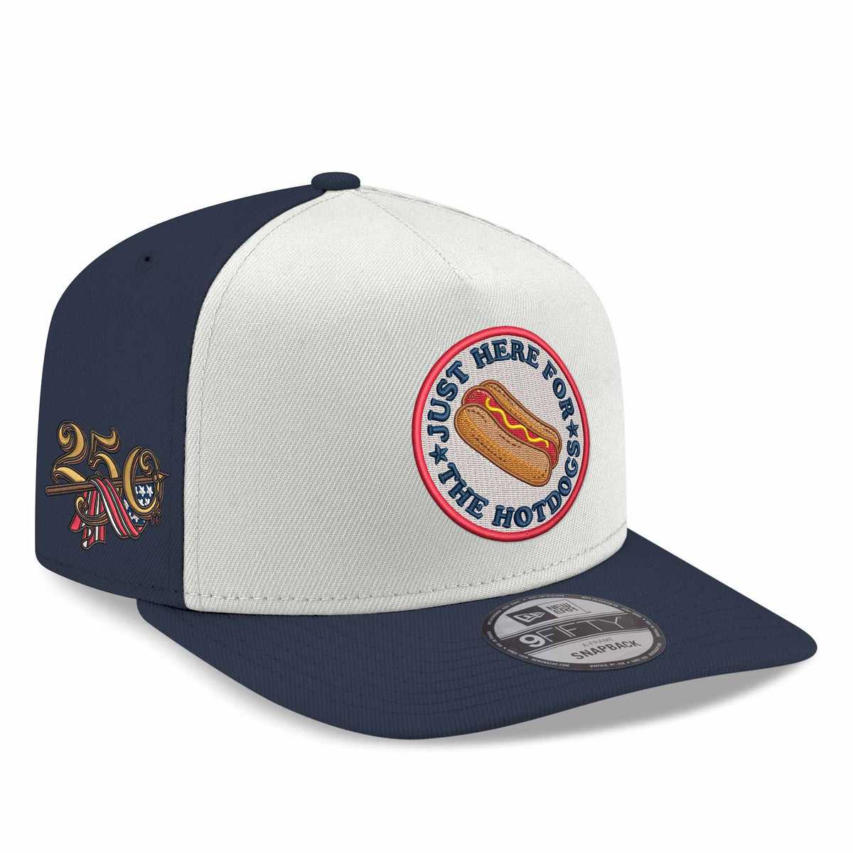 Just Here For The Hot Dogs New Era 250th 4th of July 9FIFTY A