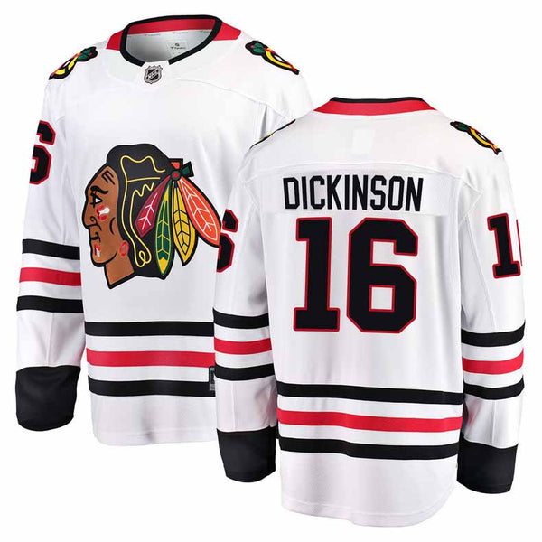 Chicago Blackhawks Jason Dickinson Road Breakaway Jersey w/ Authentic Lettering
