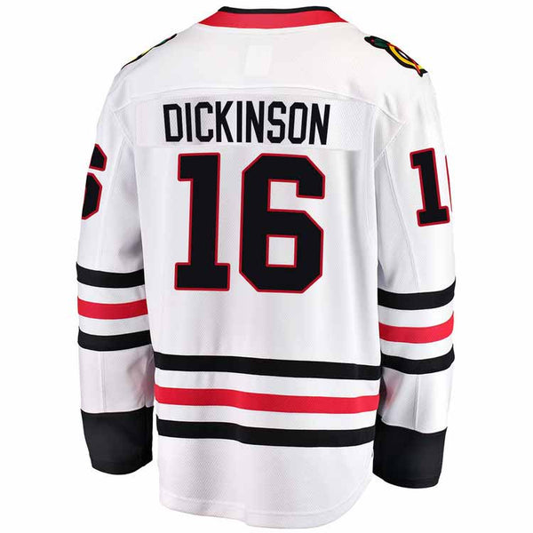 Chicago Blackhawks Jason Dickinson Road Breakaway Jersey w/ Authentic Lettering