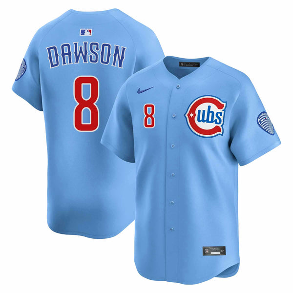 Chicago Cubs Andre Dawson Blues Alternate 2 Nike Vapor Limited Jersey