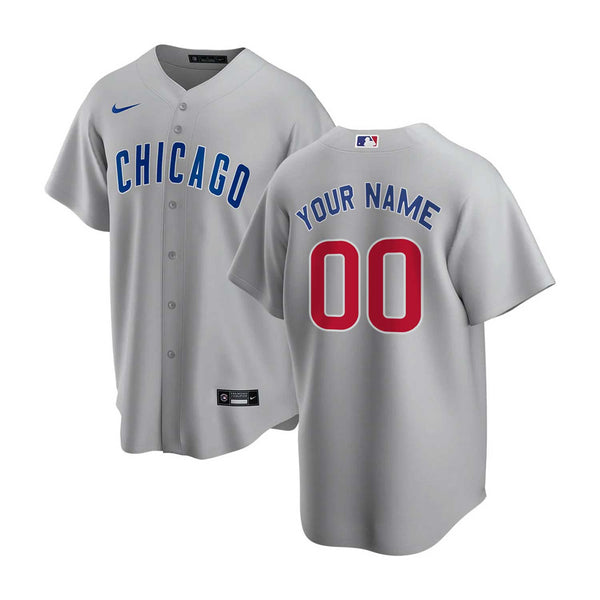Chicago Cubs Customized Nike Road Replica Jersey
