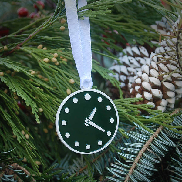 Wrigley Field Clock Ornament