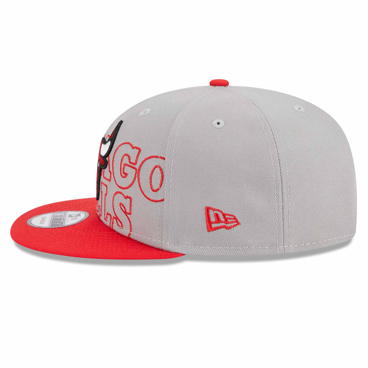 Off White Chicago Bulls Black Visor Gray Bottom 75th Anniversary Side Patch  New Era 9Fifty Snapback