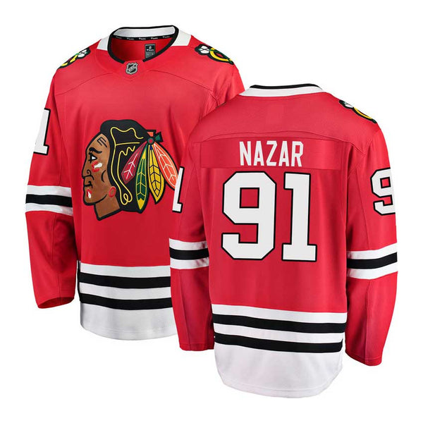 Chicago Blackhawks Frank Nazar Home Breakaway Jersey w/ Authentic Lettering
