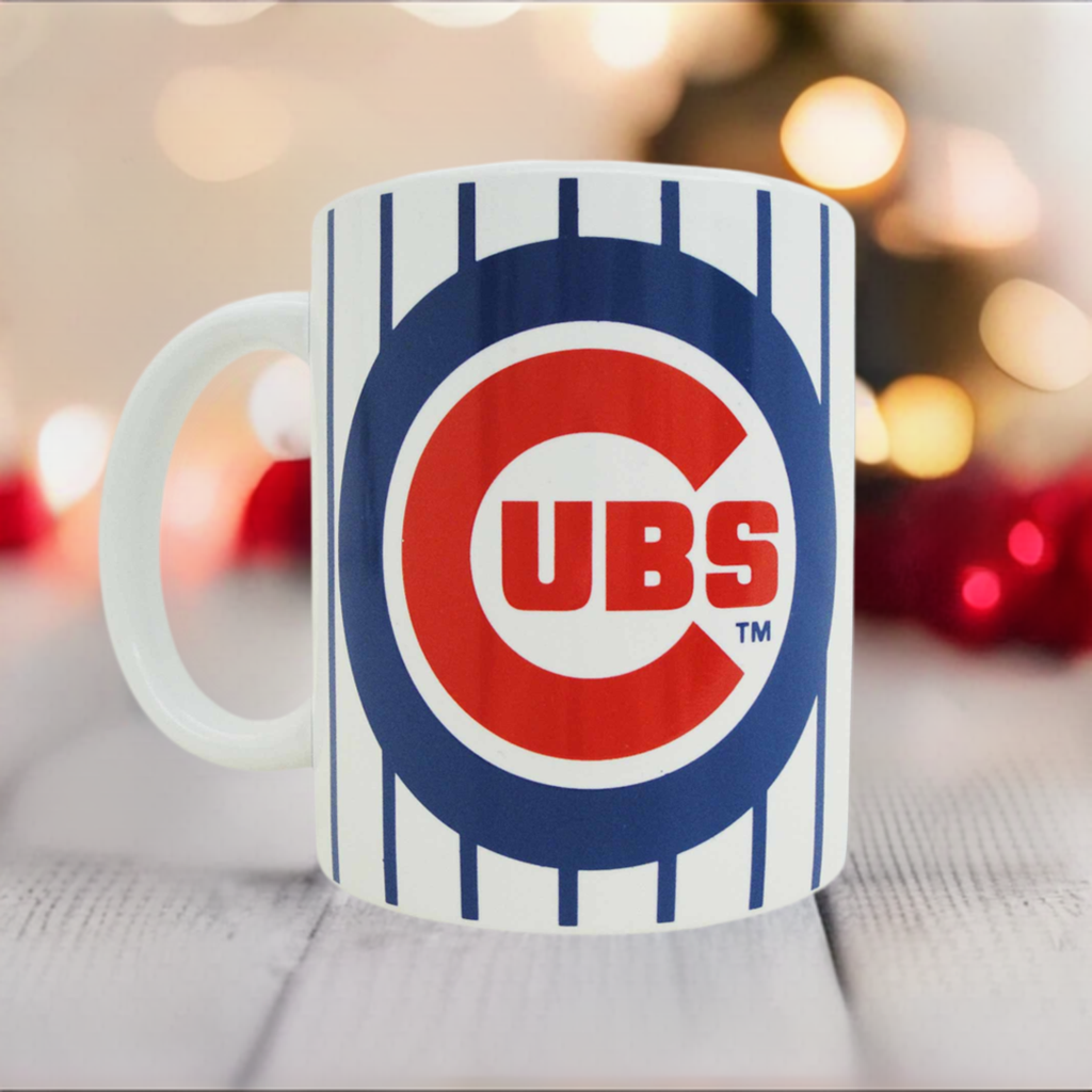 360 flow chicago cubs coffee mug Chicago Cubs 11oz. Pinstripe Coffee Mug