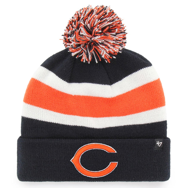 Chicago Bears Breakaway Pom Top Cuff Knit Hat