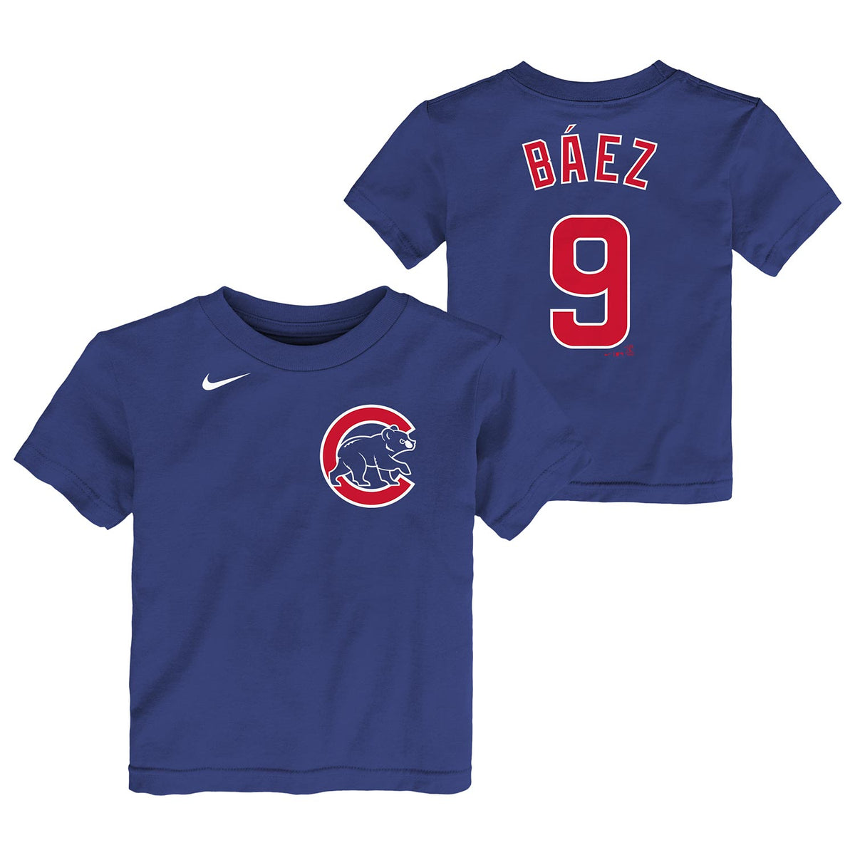 Chicago Cubs Javier Baez Toddler Nike Team Name & Number Cotton