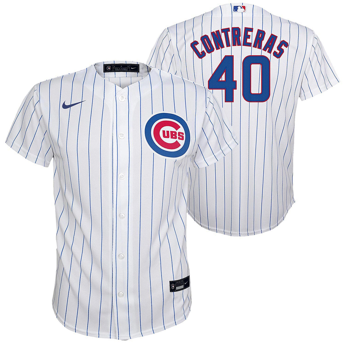 Chicago Cubs Willson Contreras Youth Nike Home Twill Player Finished R